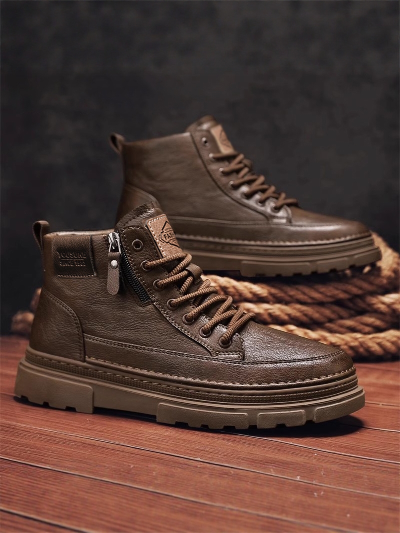 Youtube Leatherwork - Casual Boots Men's Lightweight British Style
