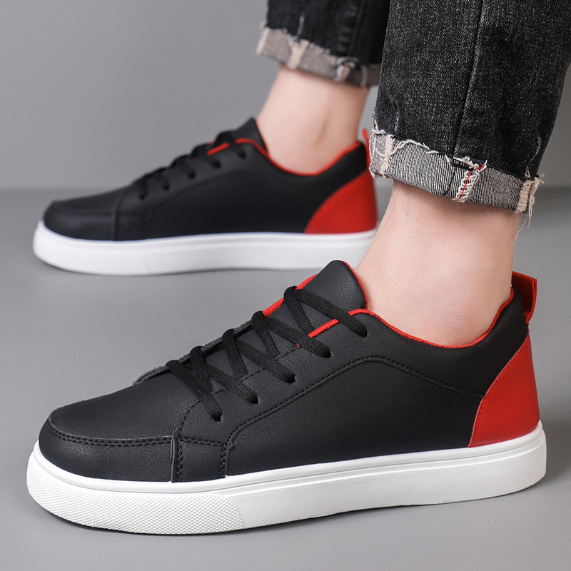 Leatherwork Clamp - Men's Faux Leather Skate Shoes Non-Slip