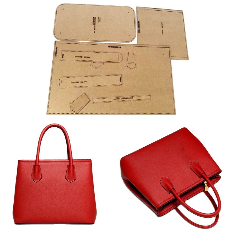 Leatherwork Diy - 1Set Fashion Handbag Bag Sewing Pattern