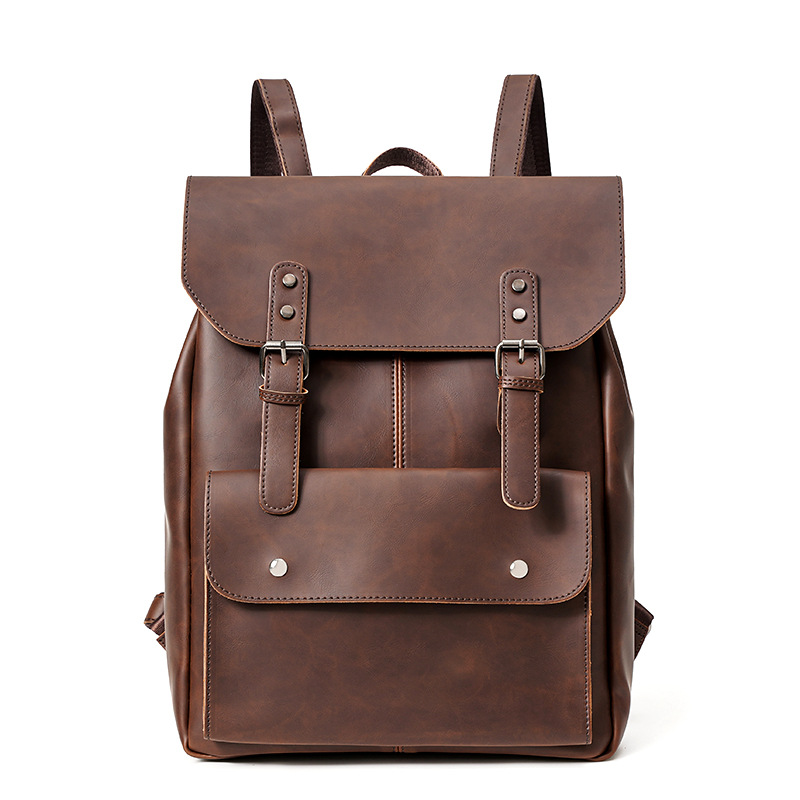 GOYN Vintage Men's Leather Bac - огляд і ціна Leather Work Rucksack Mens