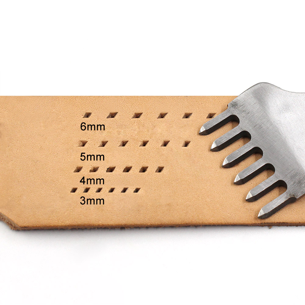 3/4/5/6mm Spacing Punch Tool F - огляд і ціна Leatherwork Diy