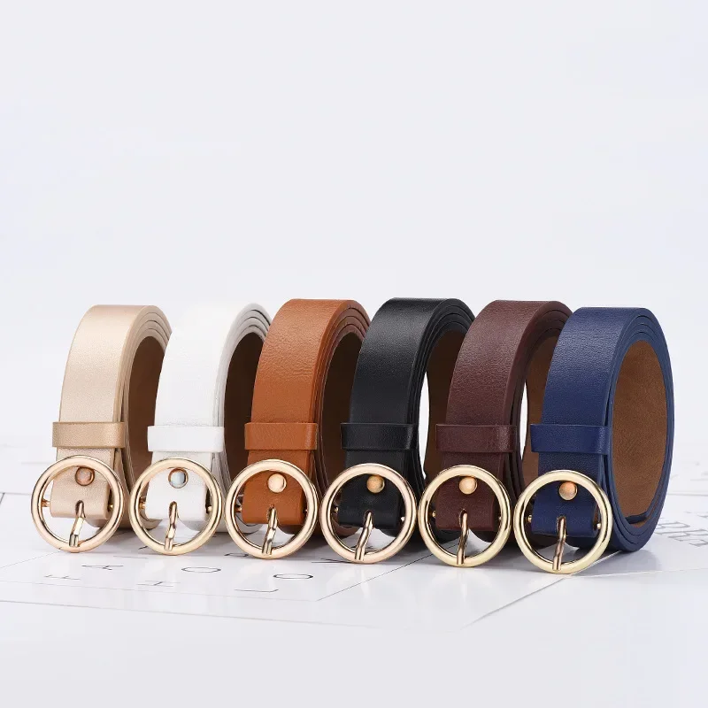 Women's Belt Round Buckle Belt - огляд і ціна Leather Work Jeans