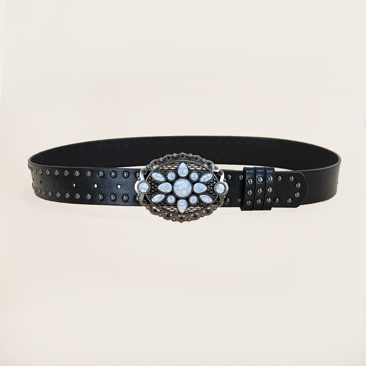 Men and women's casual Punk Ri - огляд і ціна Leather Work Jeans