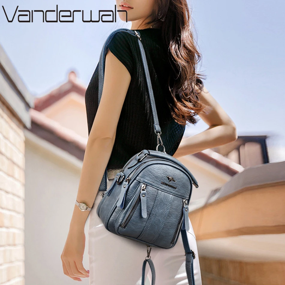 4 In 1 Leather Backpacks Multi - огляд і ціна Leather Work Backpack