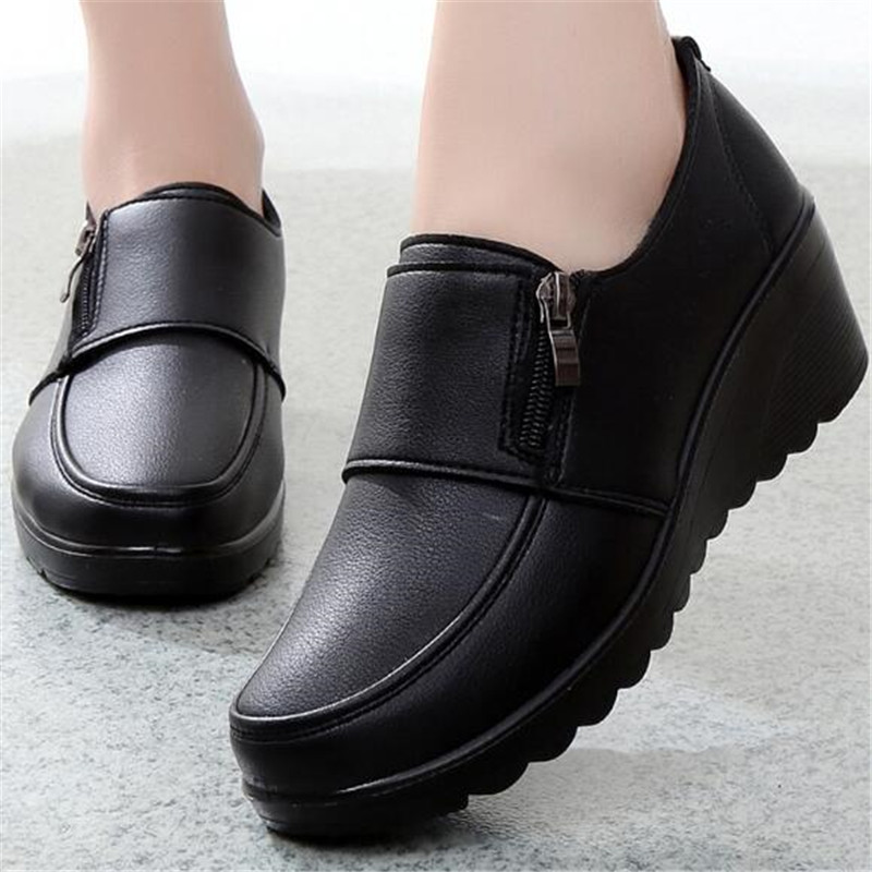 New Spring Women's Shoes Fashi - огляд і ціна Leather Work Flats Women