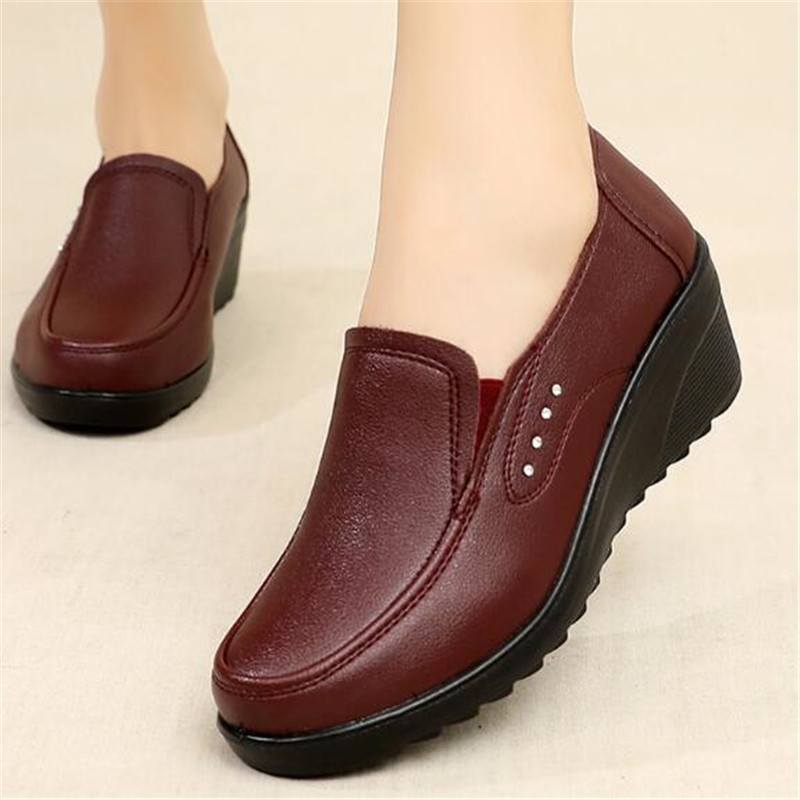 New Spring Women's Shoes Fashi - огляд і ціна Leather Work Flats Women