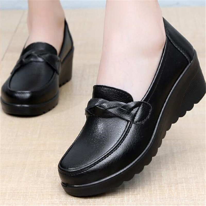 New Spring Women's Shoes Fashi - огляд і ціна Leather Work Flats Women
