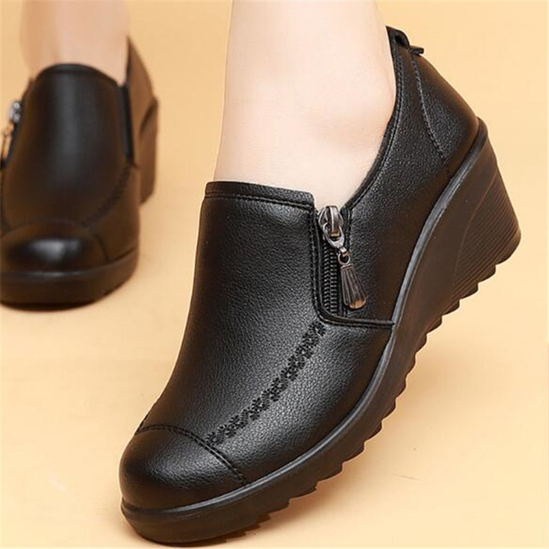 New Spring Women's Shoes Fashi - огляд і ціна Leather Work Flats Women