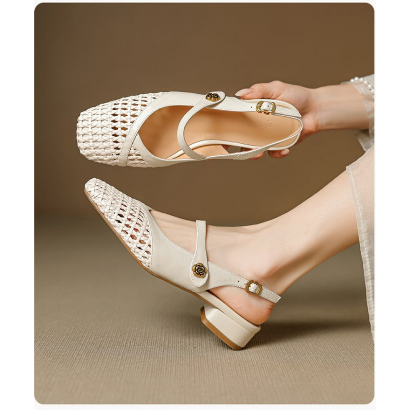 Women's Closed Toe Sandals Wov - огляд і ціна Leather Work Flats Women