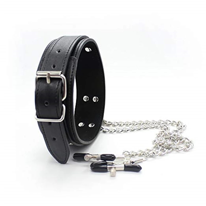 Cool Punk Choker Leather Neck  - огляд і ціна Leatherwork Clamp