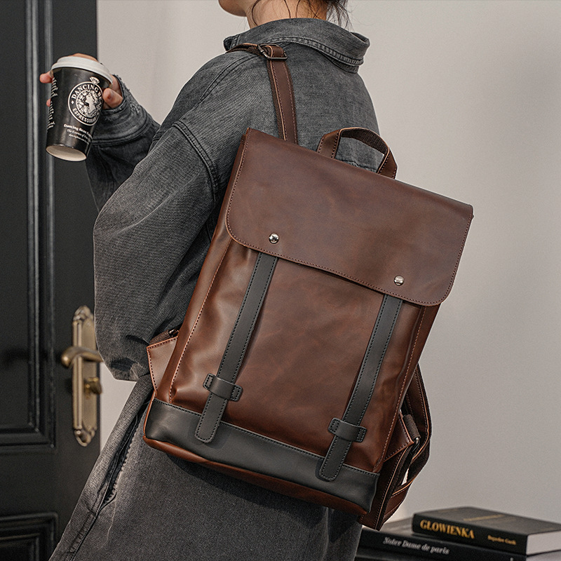 GOYN Men Vintage Leather Backp - огляд і ціна Leather Work Rucksack Mens