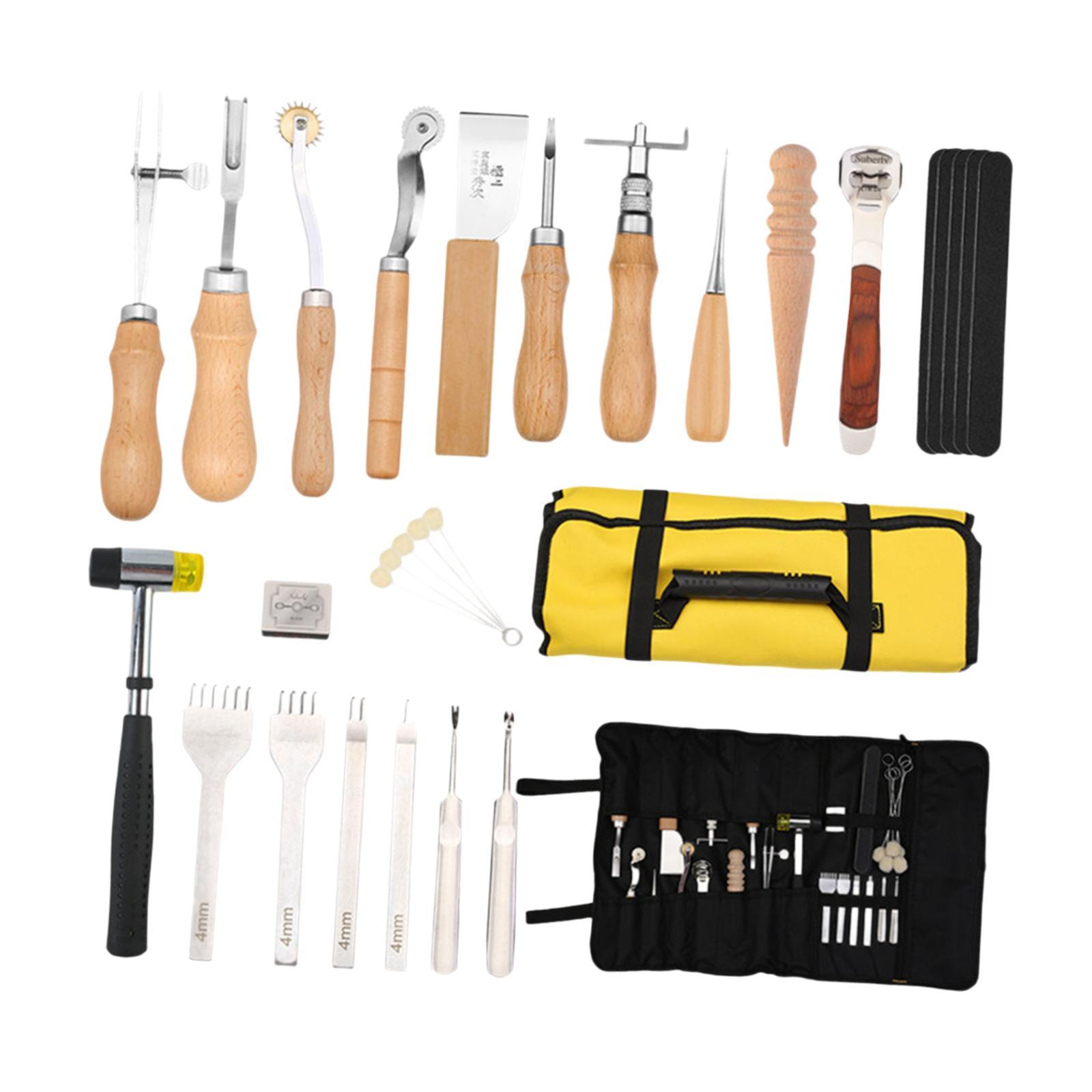 29 Pieces PU Leather Working K - огляд і ціна Leatherwork Beginner Tools