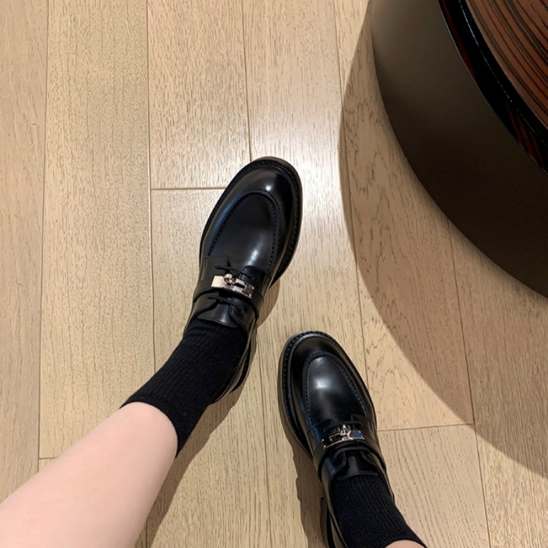 Women Loafers Shoes Retro Casu - огляд і ціна Leather Work Flats Women