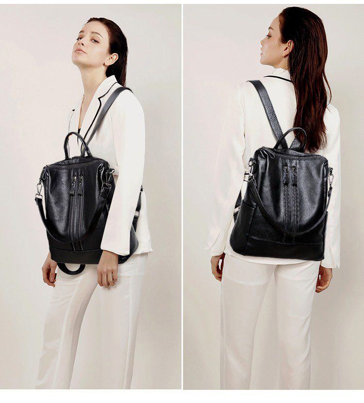 Women Soft Leather Backpack Sc - огляд і ціна Leather Work Backpack