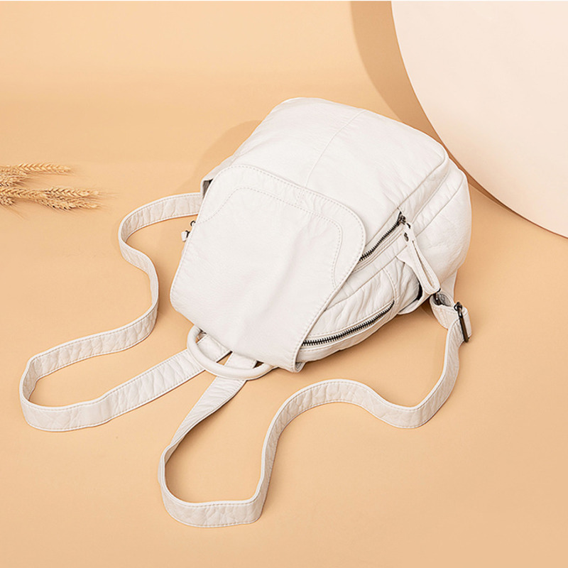 Women's Backpack White Washed  - огляд і ціна Leather Work Backpack