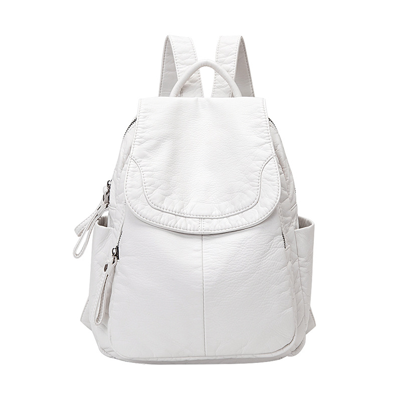 Women's Backpack White Washed  - огляд і ціна Leather Work Backpack