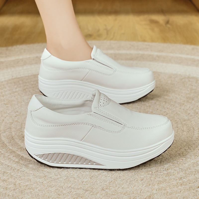 Women's Shoes Spring Genuine L - огляд і ціна Leather Work Flats Women