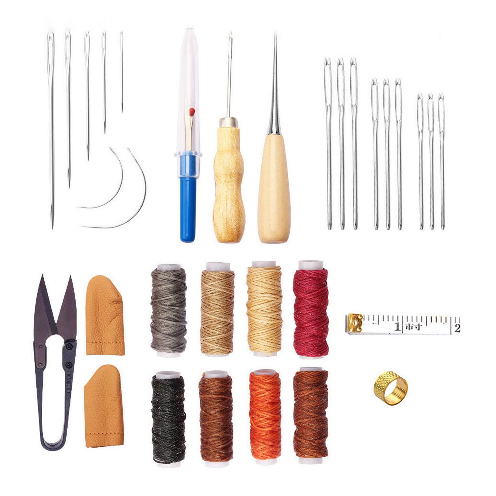 32x Leather Tools Kit Leather  - огляд і ціна Leatherwork Beginner Tools