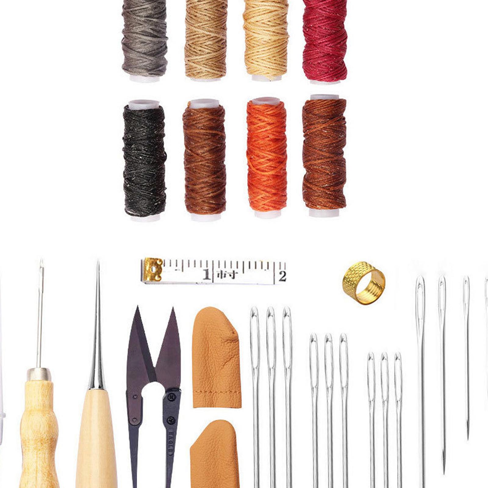 32x Leather Tools Kit Leather  - огляд і ціна Leatherwork Beginner Tools