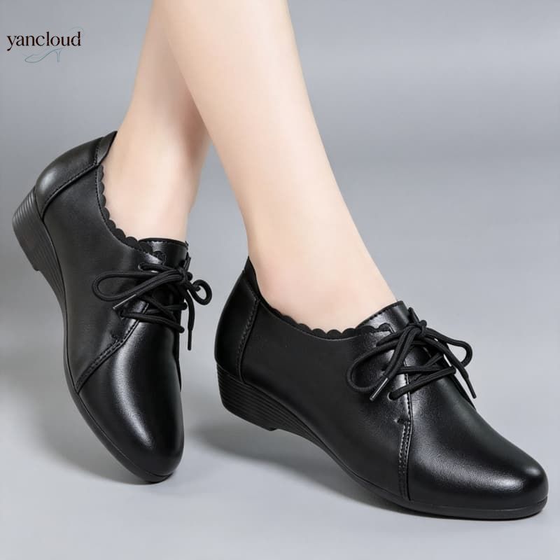 Plus Size 35-43 All Match Comf - огляд і ціна Leather Work Flats Women