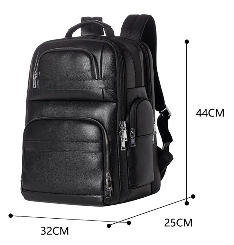 Luufan Genuine Leather Backpac - огляд і ціна Leather Work Rucksack Mens