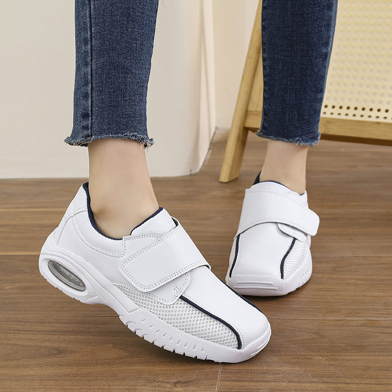 Professional Pure White Nursin - огляд і ціна Leather Work Flats Women
