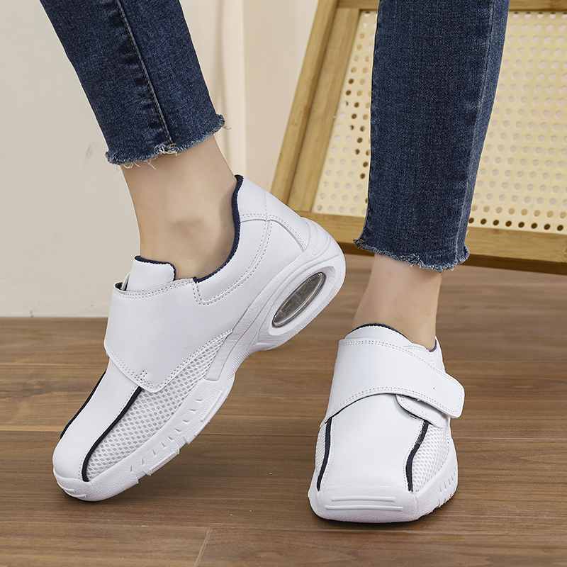 Professional Pure White Nursin - огляд і ціна Leather Work Flats Women