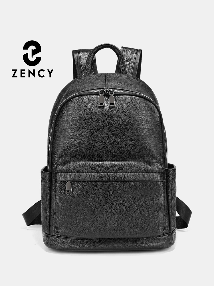 Zency Men Backpack Cow Leather - огляд і ціна Leather Work Rucksack Mens