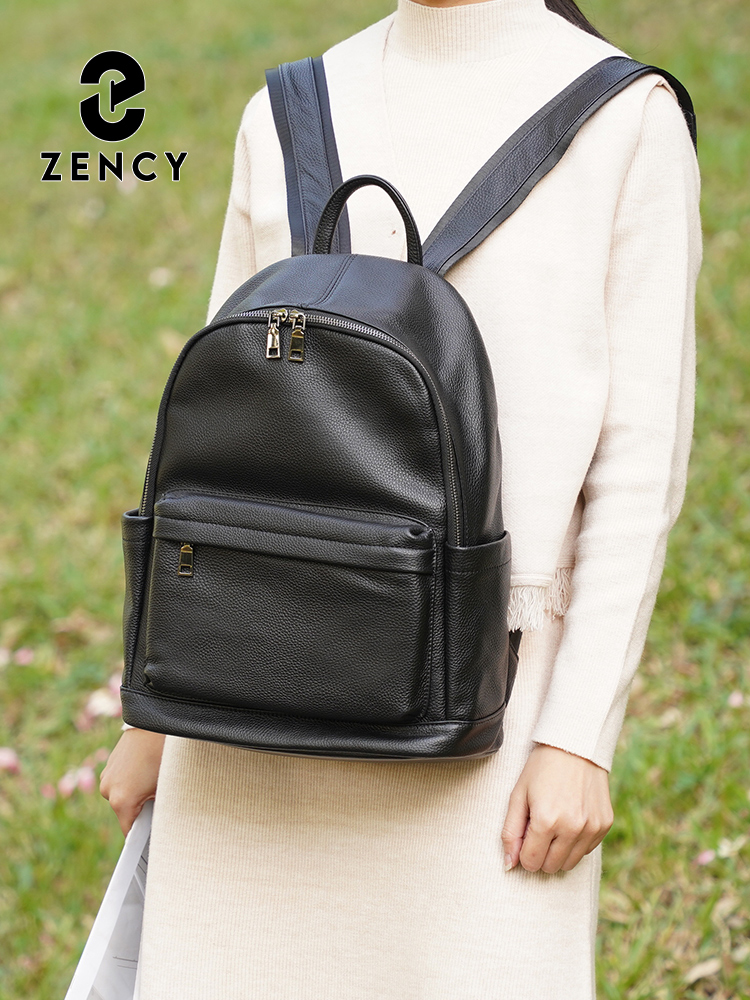 Zency Men Backpack Cow Leather - огляд і ціна Leather Work Rucksack Mens